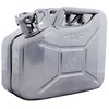Valpro DK06, metalinis, 10 l, sidabrinės spalvos kanistras degalams