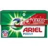 Skalbimo kapsulės Ariel Extra Clean, 20vnt