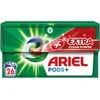 Skalbimo kapsulės Ariel Extra Clean, 26vnt