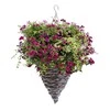 Karināmais puķu pods Garden Center NHBN412, koks/dabiskās šķiedras, brūna krās.