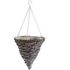 Karināmais puķu pods Garden Center NHBN412, koks/dabiskās šķiedras, brūna krās.