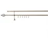 Domoletti DOUBLE CURT RAIL SET D19 240 CM
