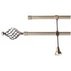 Domoletti DOUBLE CURT RAIL SET D19 240 CM