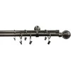 Domoletti DOUBLE CURTAIN RAIL SET 240CM D16