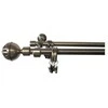Domoletti DOUBLE CURTAIN RAIL SET F511887 180CM