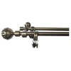 Domoletti DOUBLE CURTAIN RAIL SET F511887 180CM