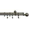 Domoletti DOUBLE CURTAIN RAIL SET F511887 300CM