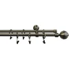 Domoletti DOUBLE CURTAIN RAIL SET F511887 300CM