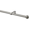Domoletti CURTAIN ROD SET MAT CHROME 200MM D16