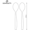 Šaukštas Domoletti Shark X40S2SH/CR, nerūdijantysis plienas, pilka sp., 2 vnt.