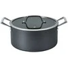 Puodas DOMOLETTI Juodas MODERN, 20 cm, 2,5 l