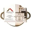 CASSEROLE WITH LID2.5L 18X10.5 DOMOLETTI