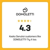 CASSEROLE WITH LID3.5L 20X11.5 DOMOLETTI