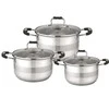 Domoletti 6PCS STAINLESS STEEL COOKWARE SET