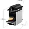 Kapsulinis kavos aparatas Nespresso Pixie EN127.S, sidabro sp./juoda sp.