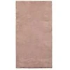 Domoletti FAKE RABBIT FUR 80X150CM RECTANGLE Rožinis