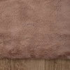 Domoletti FAKE RABBIT FUR 80X150CM RECTANGLE Rožinis