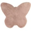 Domoletti FUR FAKE RABBIT 70X80CM Rožinis BUTTERFLY