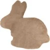 Domoletti FUR FAKE RABBIT 82X74CM SAND RABBIT
