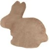 Domoletti FUR FAKE RABBIT 82X74CM SAND RABBIT