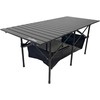 Kempingo stalas Outliner Kempingas, juodas, 120 cm x 55 cm x 50 cm