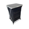 Kempingo stalas Outliner Kempingas, juodas, 55 cm x 48 cm x 86 cm