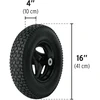 Ķerra Truper 11777, melna krās., 120 l