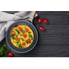 Ketler Keptuvė Amber 28cm pilka su medžio imitacijos rankena