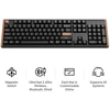 Keychron K10 HE Wireless (K10H-F1) - US išdėstymas - Gateron Magnetic Nebula - Carbon Juodas (Juoda) Magnetinė Belaidė Žaidimų Klaviatūra