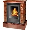 Fireplace ABX HELVETIA with a tiled base 7kW