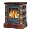 Fireplace ABX HELVETIA with a tiled base 7kW