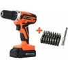 Kinway Akumuliatorinis gręžtuvas KWCD1703-20, 20V, 1x1.3Ah