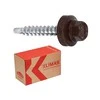 Klimas Savisriegis sraigtas WFD. RAL8017. 4,8 mm x 100 mm. 100 vnt.