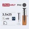 Haushalt Sourcing DRYWALL SCREW FOR WOOD 3.5X25 50PCS O1