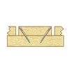 Essve Medsraigtis, 4.8 x 60 mm, terasoms, HDS, TX15, A2, 250 vnt.