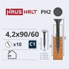 Haushalt „Memorysolution“ gipso kartono plokštė medienai 4,2x90/60, 10 vnt., O2