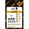 Forte Tools Forte_Tools Medsraigčiai 5 x 70/42 mm, ZN, TX25, 8 vnt.