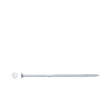 Forte Tools Forte medžio drožlių plokštės SCR T25 5.0X120/72 balta ZN6 vnt.