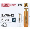 Medsraigčiai Haushalt, 5 x 70/42, ZN, PZ2, 10 vnt.