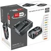 Bosch 18V 2.5Ah akumuliatoriaus ir kroviklio rinkinys dėžutėje