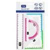 Easy Liniuočių rinkinys. 4vnt cm. plastikas. įvairių spalvų