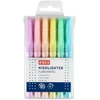 Easy Stationery Zakreślacz Flash Pastel 6 kolorów EASY