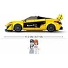 Konstruktorius Sluban Super car Geltona M38-B0956, plastikas