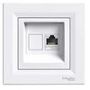 Schneider Electric ASFORA kompiuterio lizdas vienas RJ45 cat.5E balta - EPH4300121
