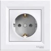 Schneider Electric Vieno Asform lizdas žemės schuko balta (EPH2900121)
