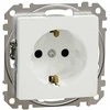 Lizdas Schneider Electric Sedna Design SDD111021, įžemintas lizdas, IP20, baltos spalvos.