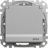 Schneider Electric GN.SCHUKO PRZ.IP44 ALU Sidabrinis SEDNA APRAŠYMAS