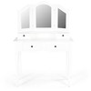 Standart TABLE ALIDA DRESS WHI W 4 DRAW 142X40X97