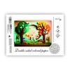 Popierius, spalvotas SMLT, A4, 80 g, dvipusis, klijuotas, 8 lapai
