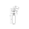 Kriauklės dozatorius Invena AA-22-004-J, 500 ml